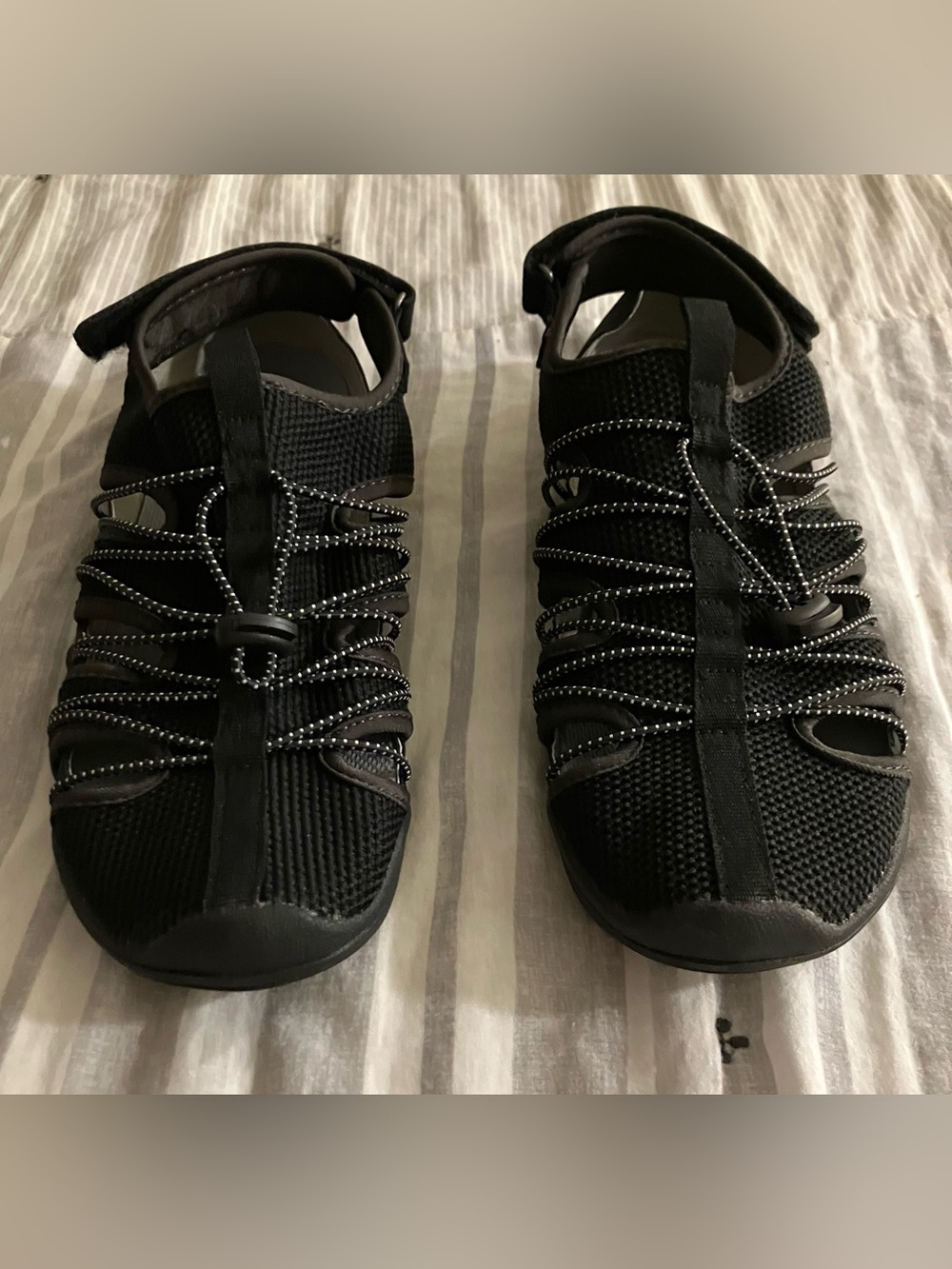 Women’s Black Closed Toe Active Sandals
